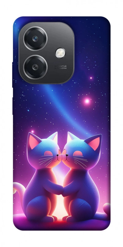 Чехол itsPrint Космокоты для Oppo A3 4G, любовь, купить оптом с доставкой