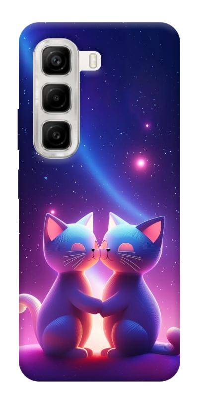 Чехол itsPrint Космокоты для Infinix Hot 50 4G, любовь, купить оптом с доставкой