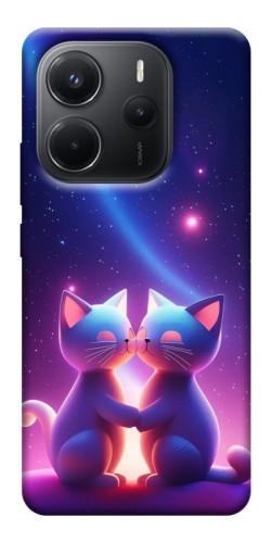 Чехол itsPrint Космокоты для Xiaomi Redmi Note 14 4G (Europe version)