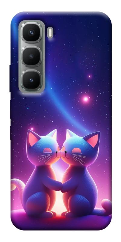 Чехол itsPrint Космокоты для Infinix Hot 60 Pro+, любовь, купить оптом с доставкой