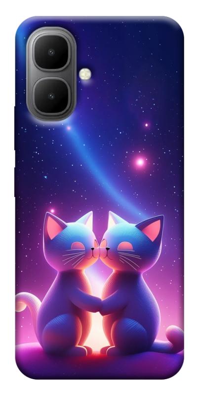 Чехол itsPrint Космокоты для Infinix Smart 10, любовь, купить оптом с доставкой