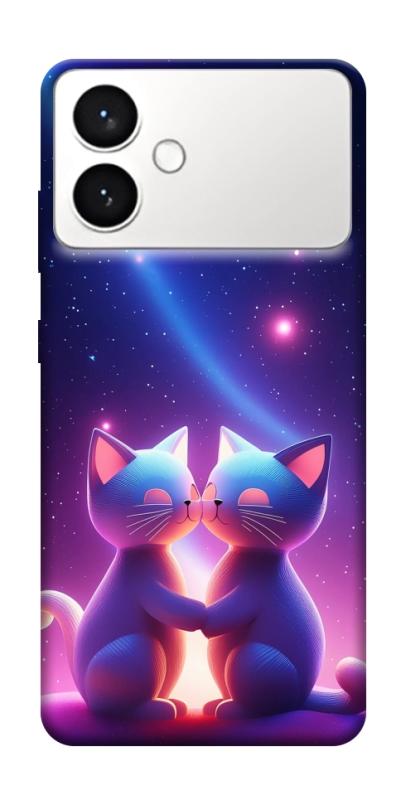 Чехол itsPrint Космокоты для Samsung Galaxy S26+, любовь, купить оптом с доставкой