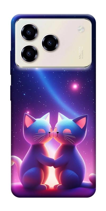 Чохол itsPrint Космокоти для ZTE Blade A76, кохання, купити оптом з доставкою