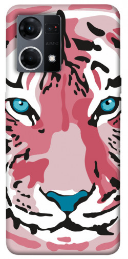 Чохол itsPrint Pink tiger для Oppo Reno 7 4G