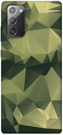 Чехол itsPrint Треугольный камуфляж 2 для Samsung Galaxy Note 20
