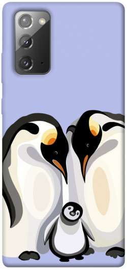 Чохол itsPrint Penguin family для Samsung Galaxy Note 20