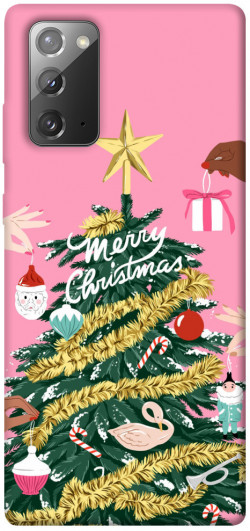 Чехол itsPrint Праздничная елка для Samsung Galaxy Note 20