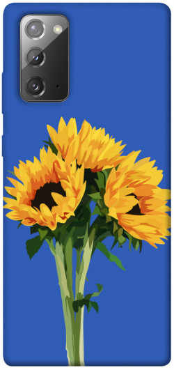 Чехол itsPrint Bouquet of sunflowers для Samsung Galaxy Note 20