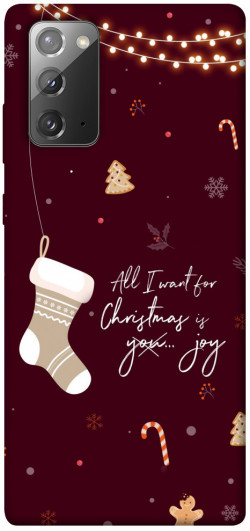 Чехол itsPrint Новогоднее пожелание для Samsung Galaxy Note 20