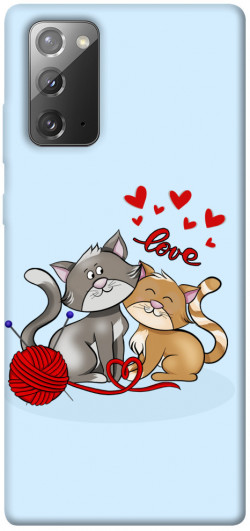 Чохол itsPrint Два коти Love для Samsung Galaxy Note 20