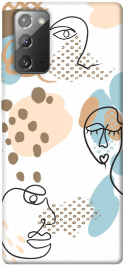 Чехол itsPrint Face pattern для Samsung Galaxy Note 20