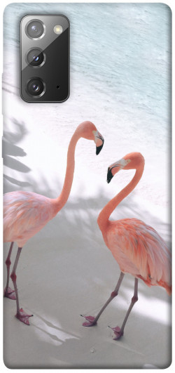 Чохол itsPrint Flamingos для Samsung Galaxy Note 20