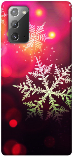 Чехол itsPrint Снежинки для Samsung Galaxy Note 20