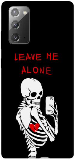 Чехол itsPrint Leave me alone для Samsung Galaxy Note 20