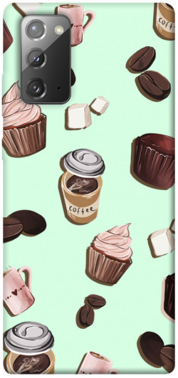 Чехол itsPrint Coffee and sweets для Samsung Galaxy Note 20