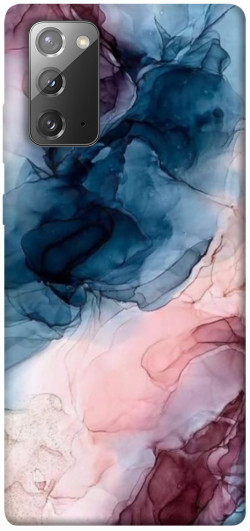 Чехол itsPrint Розово-голубые разводы для Samsung Galaxy Note 20