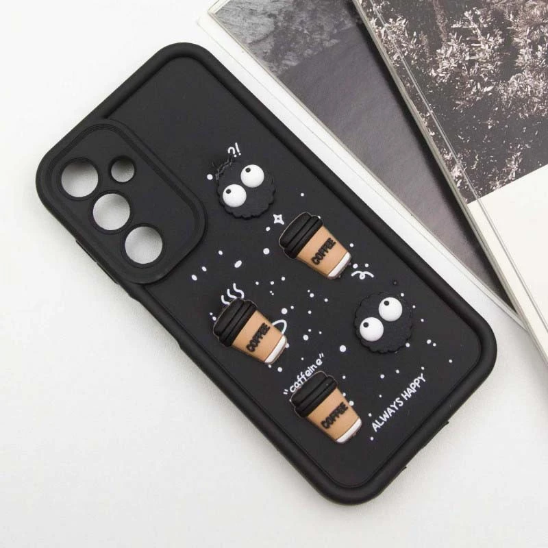 Чохол TPU Toys Case для Samsung Galaxy A15 4G/5G, Black / Always Happy 2, TPU, купити оптом з доставкою