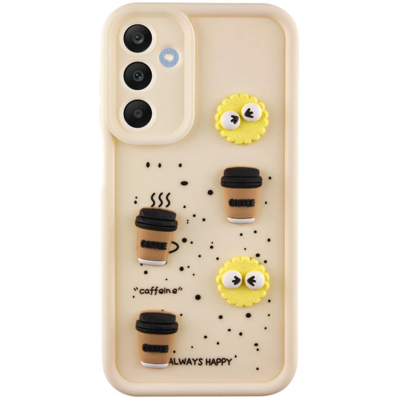 Чохол TPU Toys Case для Samsung Galaxy A15 4G/5G, Sand / Always Happy, TPU, купити оптом з доставкою