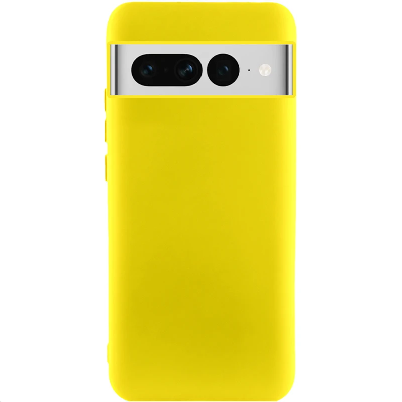 Чехол TPU GETMAN Liquid Silk для Google Pixel 7 Pro, Желтый / Flash, Силикон, купить оптом с доставкой