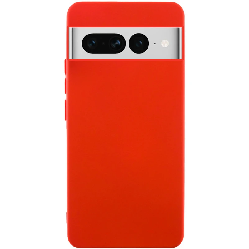 Чехол TPU GETMAN Liquid Silk для Google Pixel 7 Pro, Красный / Red, Силикон, купить оптом с доставкой