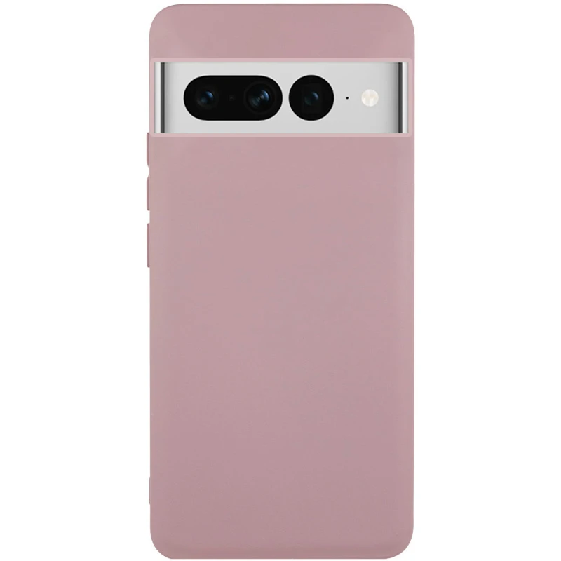 Чехол TPU GETMAN Liquid Silk для Google Pixel 7 Pro, Розовый / Pink Sand, Силикон, купить оптом с доставкой