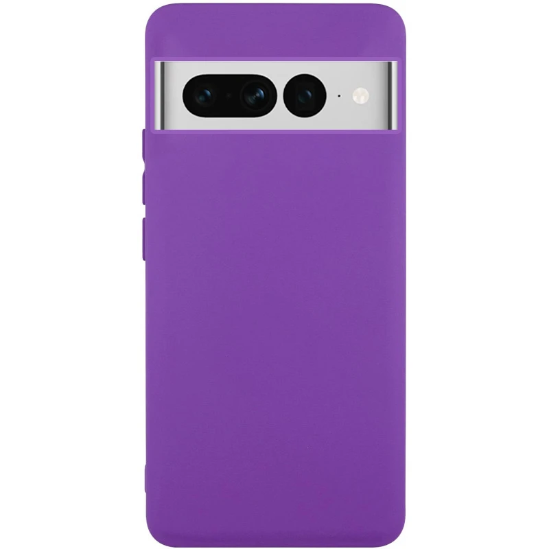 Чехол TPU GETMAN Liquid Silk для Google Pixel 7 Pro, Фиолетовый / Purple, Силикон, купить оптом с доставкой