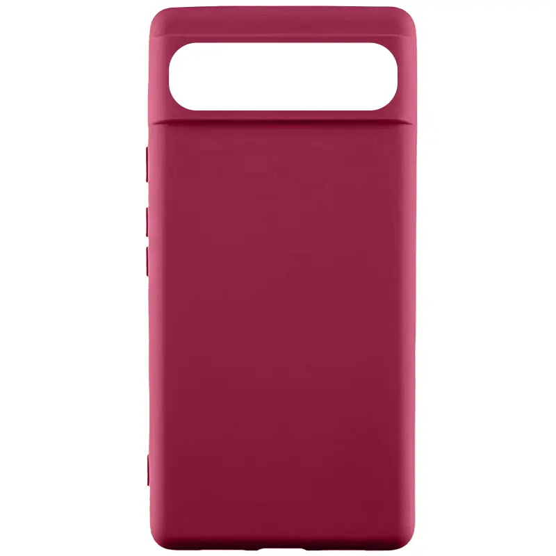 Чехол TPU GETMAN Liquid Silk для Google Pixel 7a, Бордовый / Marsala, Силикон, купить оптом с доставкой