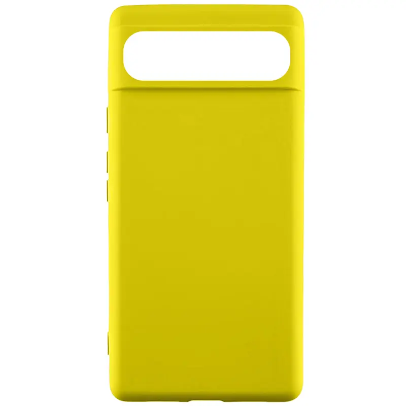 Чехол TPU GETMAN Liquid Silk для Google Pixel 7a, Желтый / Flash, Силикон, купить оптом с доставкой
