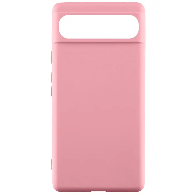 Чехол TPU GETMAN Liquid Silk для Google Pixel 7a, Розовый / Pink, Силикон, купить оптом с доставкой