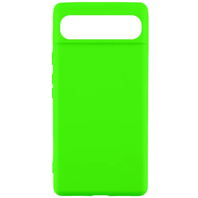 Чехол TPU GETMAN Liquid Silk для Google Pixel 7a, Салатовый / Neon Green, Силикон, купить оптом с доставкой