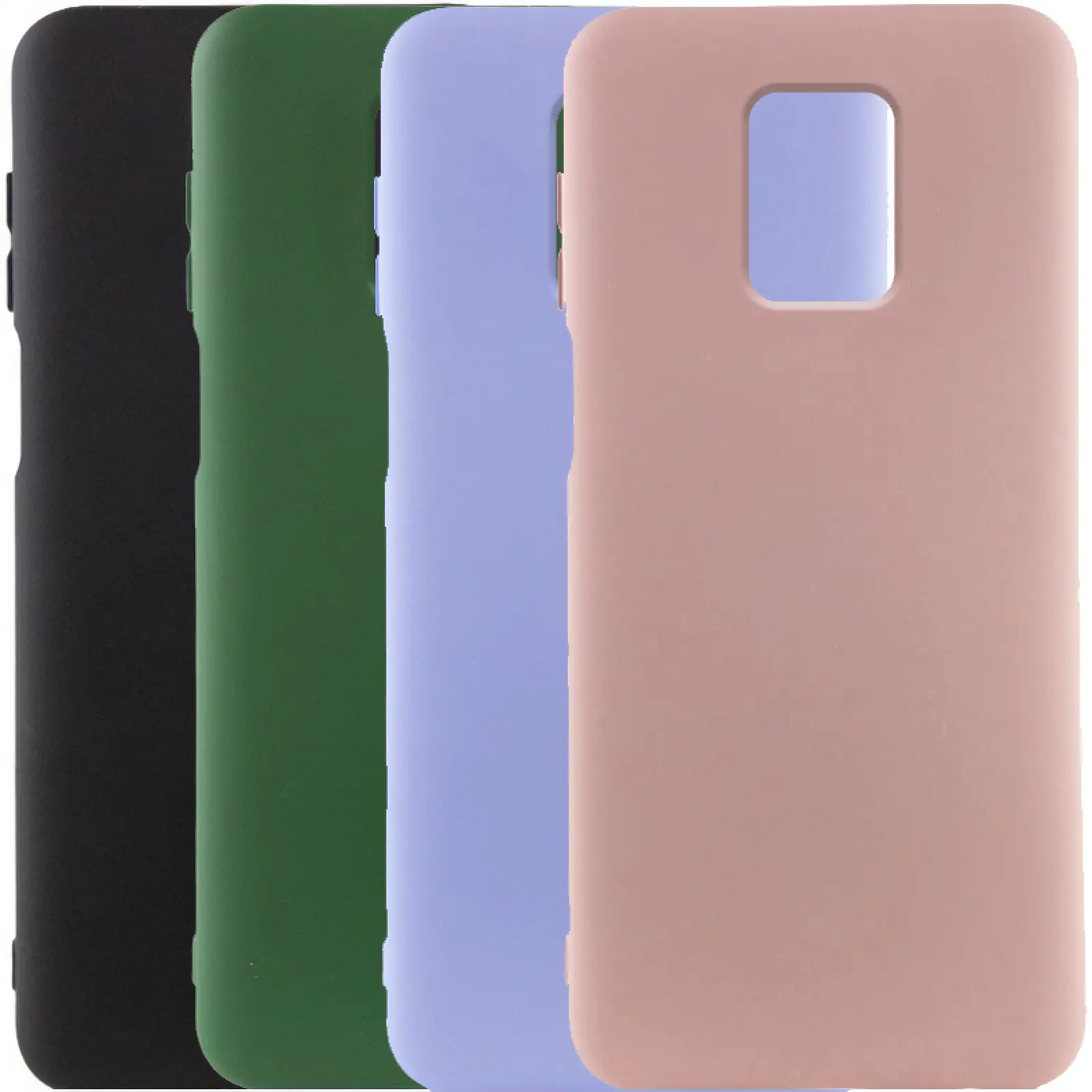 Чехол Silicone Cover Lakshmi (AA) для Xiaomi Redmi Note 9s / Note 9 Pro / Note 9 Pro Max, Силикон, купить оптом с доставкой