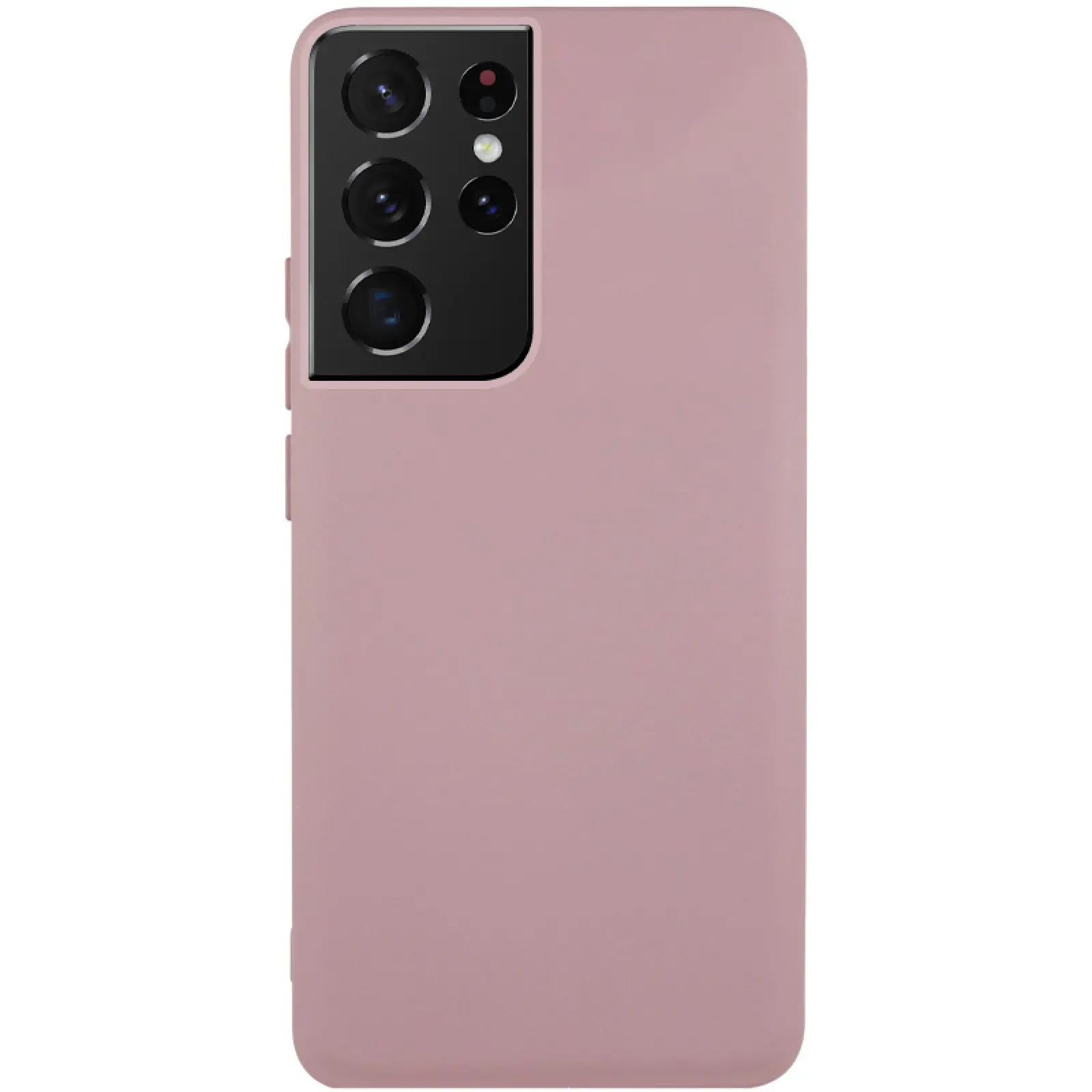 Чехол Silicone Cover Lakshmi (AA) для Samsung Galaxy S21 Ultra, Розовый / Pink Sand, Силикон, купить оптом с доставкой