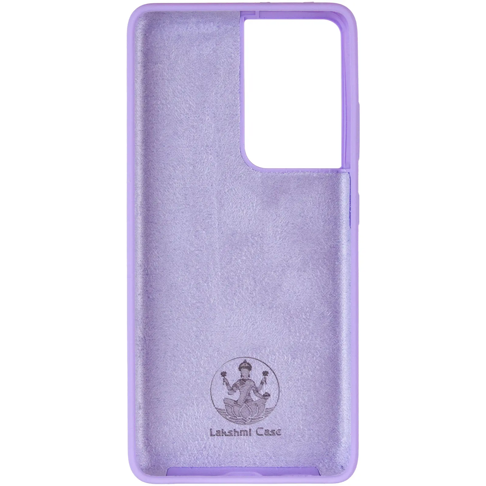 Чехол Silicone Cover Lakshmi (AA) для Samsung Galaxy S21 Ultra, Сиреневый / Dasheen 2, Силикон, купить оптом с доставкой