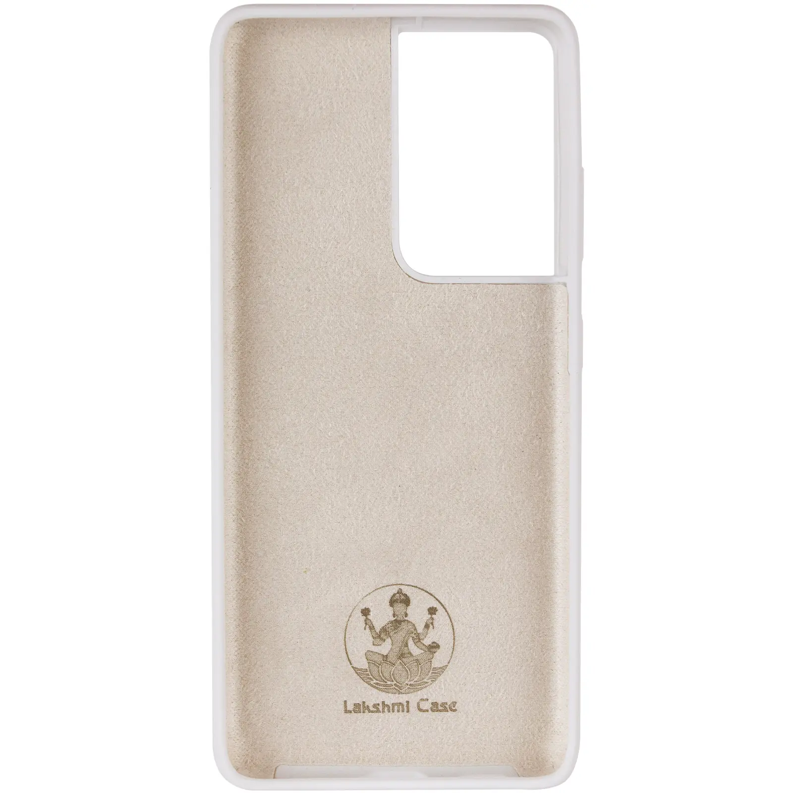 Чехол Silicone Cover Lakshmi (AA) для Samsung Galaxy S21 Ultra, Белый / White 2, Силикон, купить оптом с доставкой