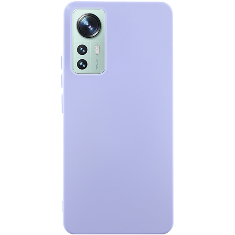 Чехол Silicone Cover Lakshmi (AA) для Xiaomi 12T / 12T Pro | Микрофибра на картинке №1