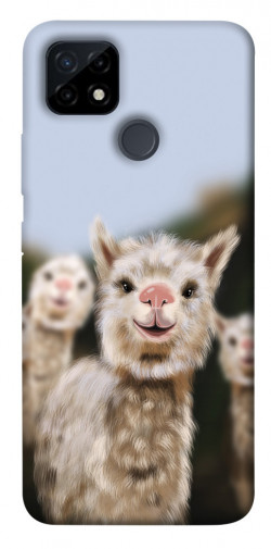Чехол itsPrint Funny llamas для Realme C21Y
