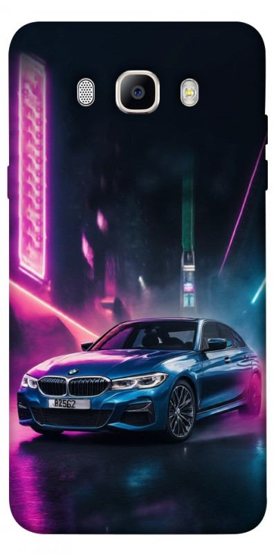 Чехол itsPrint Неоновое BMW для Samsung J710F Galaxy J7 (2016), авто, купить оптом с доставкой