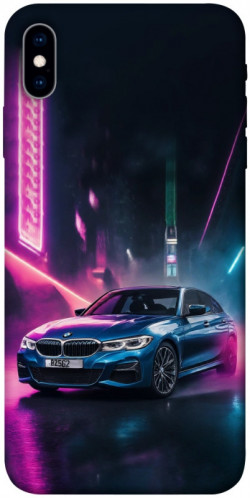 Чехол itsPrint Неоновое BMW для Apple iPhone X (5.8")