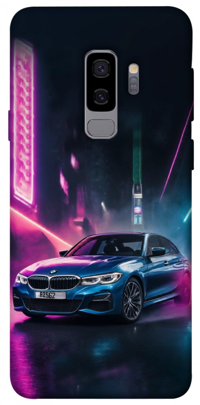 Чехол itsPrint Неоновое BMW для Samsung Galaxy S9+, авто, купить оптом с доставкой