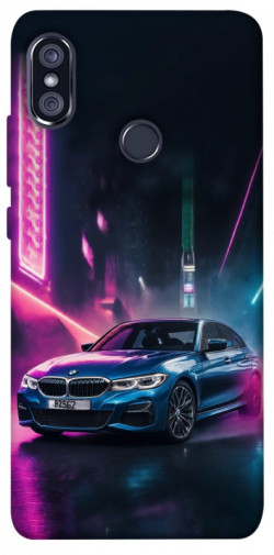 Чехол itsPrint Неоновое BMW для Xiaomi Redmi Note 5 Pro / Note 5 (AI Dual Camera)