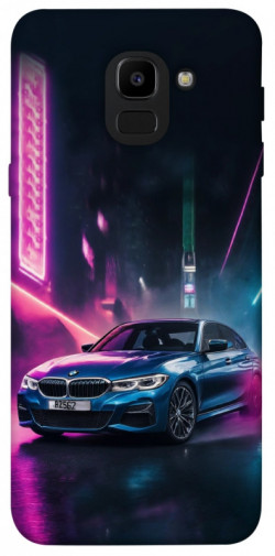 Чехол itsPrint Неоновое BMW для Samsung J600F Galaxy J6 (2018)