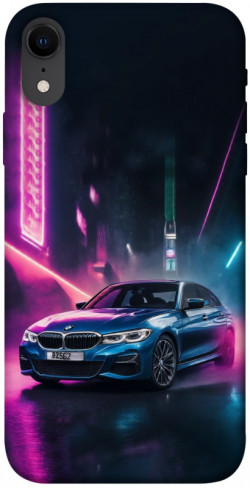 Чехол itsPrint Неоновое BMW для Apple iPhone XR (6.1")