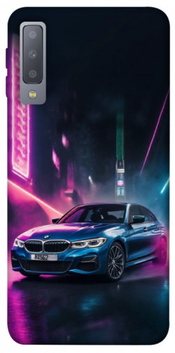 Чехол itsPrint Неоновое BMW для Samsung A750 Galaxy A7 (2018)