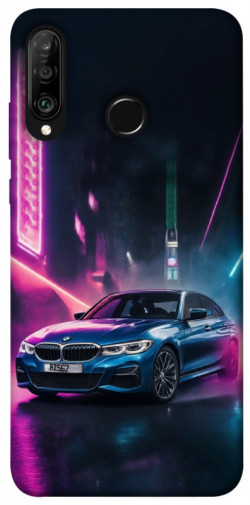 Чехол itsPrint Неоновое BMW для Huawei P30 lite
