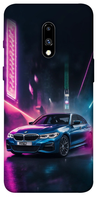 Чехол itsPrint Неоновое BMW для OnePlus 7, авто, купить оптом с доставкой