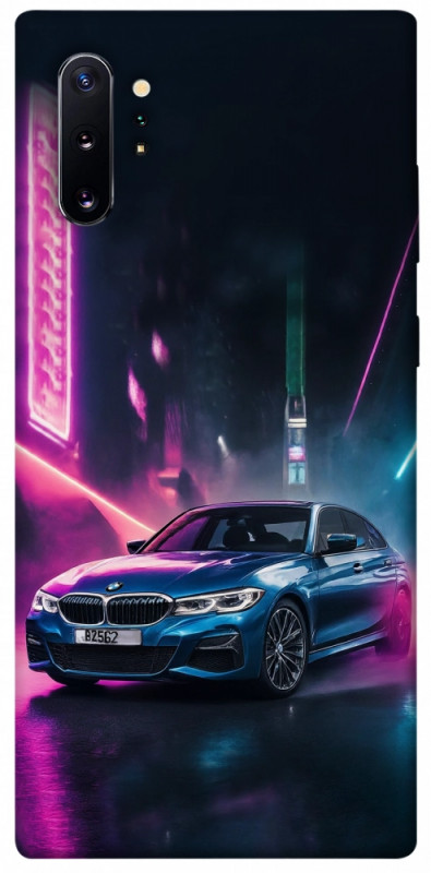 Чехол itsPrint Неоновое BMW для Samsung Galaxy Note 10 Plus, авто, купить оптом с доставкой