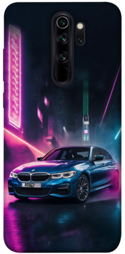 Чехол itsPrint Неоновое BMW для Xiaomi Redmi Note 8 Pro