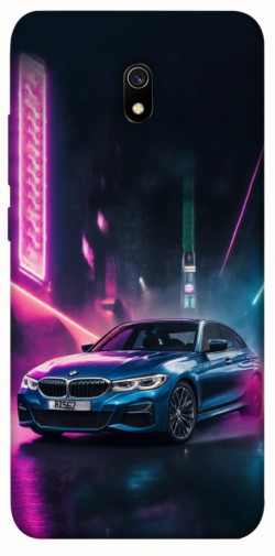 Чехол itsPrint Неоновое BMW для Xiaomi Redmi 8a