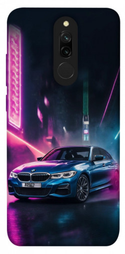 Чехол itsPrint Неоновое BMW для Xiaomi Redmi 8