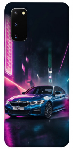 Чехол itsPrint Неоновое BMW для Samsung Galaxy S20